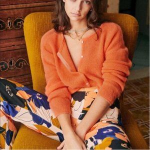 Sézane RARE Gaspard Cardigan in Melon Size M